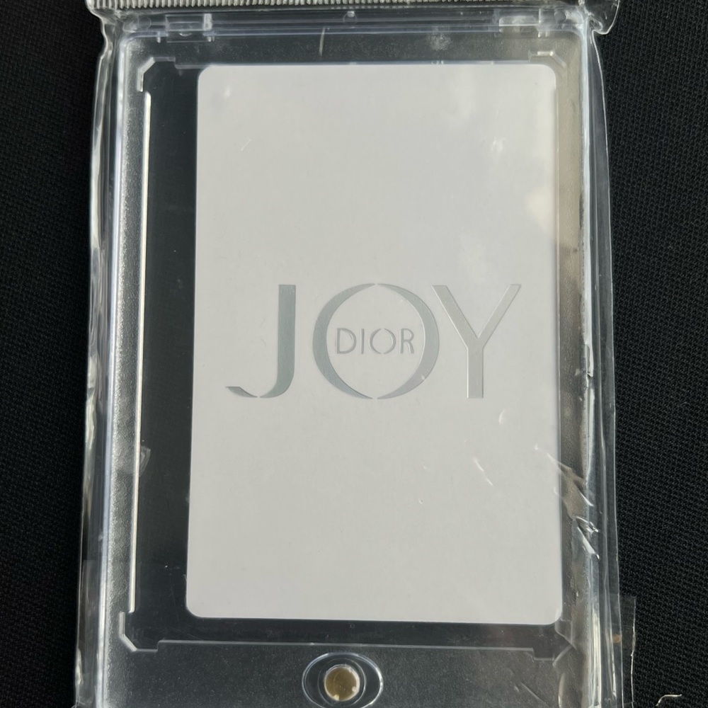 Dior Joy Playing Card 9♦️ in Clear Cover